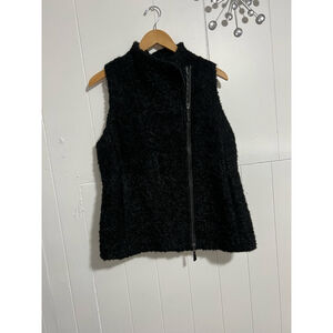 Women's Eileen Fisher Vest Size S Black